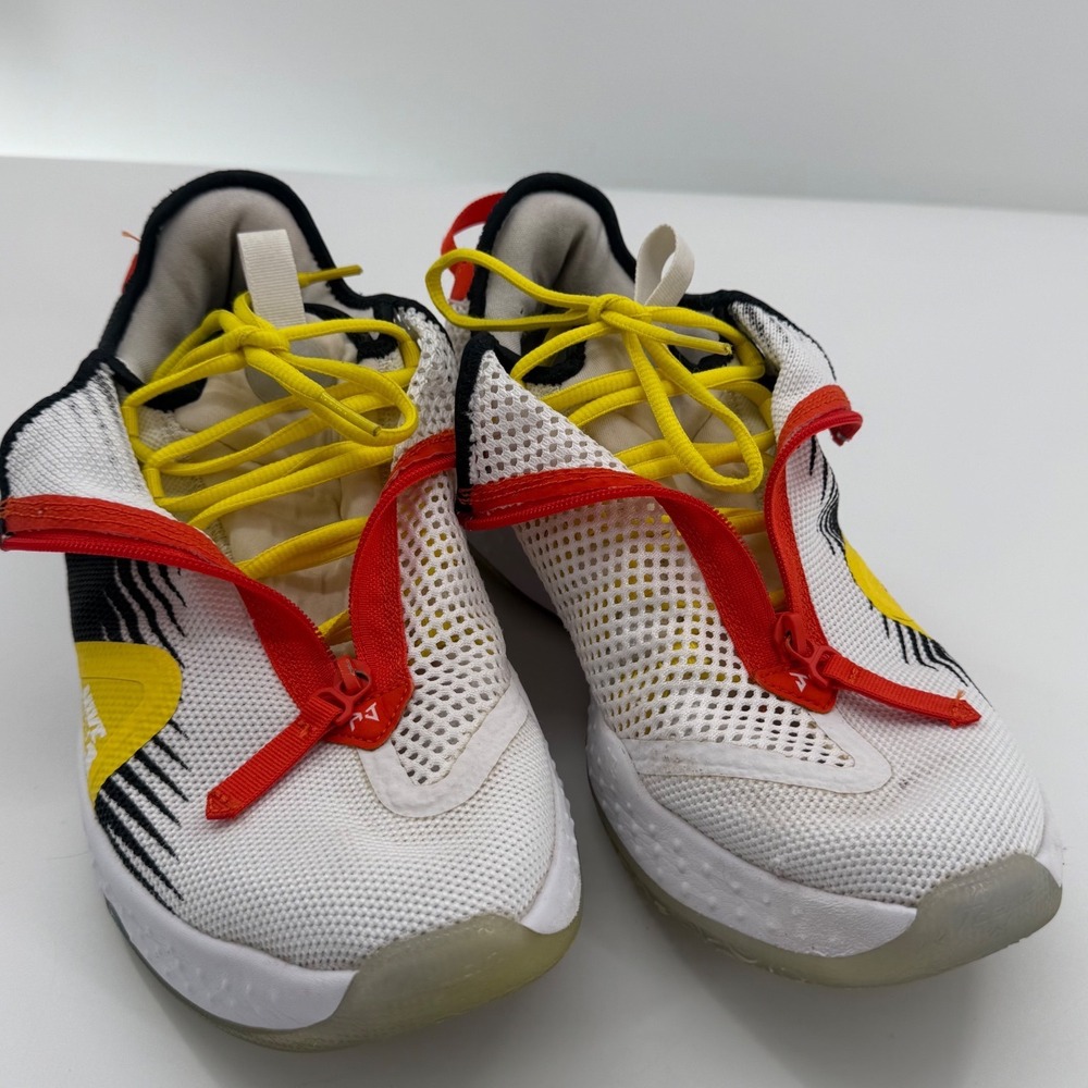Nike PG 4 Basketball Shoes Mens 12 Zippered Performance Streetwear Training Gym